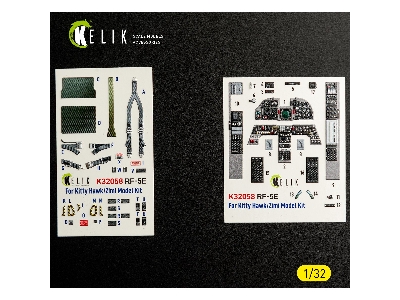 Northrop Rf-5 E - Interior 3d-decals (For Kitty Hawk & Zimi Models Kits) - image 2