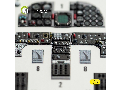 Northrop Rf-5 E - Interior 3d-decals (For Kitty Hawk & Zimi Models Kits) - image 4