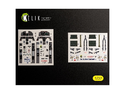 Northrop F-5 F - Interior 3d-decals (For Kitty Hawk & Zimi Models Kits) - image 1