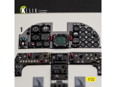 Northrop F-5 F - Interior 3d-decals (For Kitty Hawk & Zimi Models Kits) - image 10