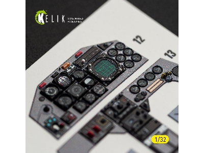 Northrop F-5 F - Interior 3d-decals (For Kitty Hawk & Zimi Models Kits) - image 15