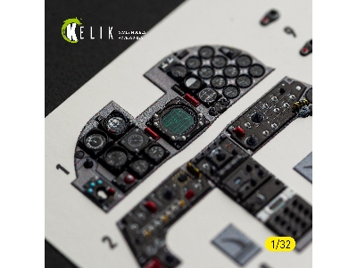 Northrop F-5 F - Interior 3d-decals (For Kitty Hawk & Zimi Models Kits) - image 16