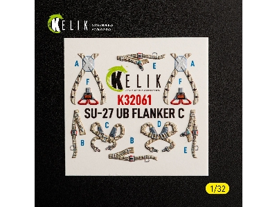 Sukhoi Su-27 Ub Flanker C - Interior 3d-decals (For Trumpeter Kits) - image 7