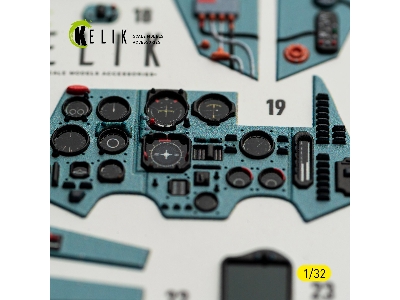 Sukhoi Su-27 Ub Flanker C - Interior 3d-decals (For Trumpeter Kits) - image 8