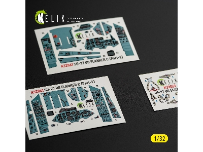 Sukhoi Su-27 Ub Flanker C - Interior 3d-decals (For Trumpeter Kits) - image 9