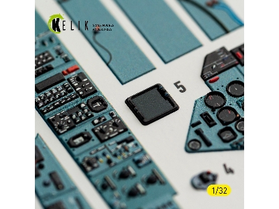 Sukhoi Su-27 Ub Flanker C - Interior 3d-decals (For Trumpeter Kits) - image 13
