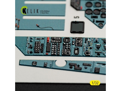 Sukhoi Su-27 Ub Flanker C - Interior 3d-decals (For Trumpeter Kits) - image 14