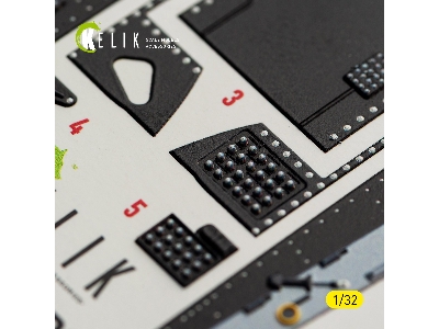 Ltv A-7 D Corsair Ii - Interior 3d-decals (For Trumpeter Kits) - image 2