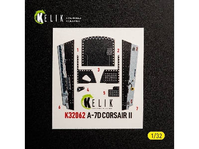 Ltv A-7 D Corsair Ii - Interior 3d-decals (For Trumpeter Kits) - image 7