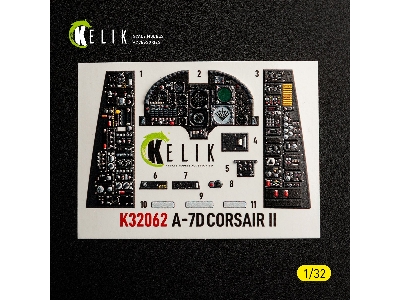Ltv A-7 D Corsair Ii - Interior 3d-decals (For Trumpeter Kits) - image 8
