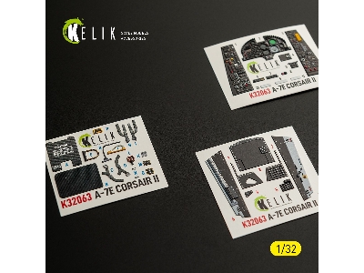 Ltv A-7 E Corsair Ii - Interior 3d-decals (For Trumpeter Kits) - image 1