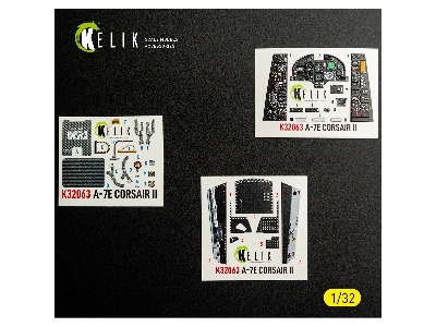 Ltv A-7 E Corsair Ii - Interior 3d-decals (For Trumpeter Kits) - image 2