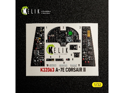 Ltv A-7 E Corsair Ii - Interior 3d-decals (For Trumpeter Kits) - image 6