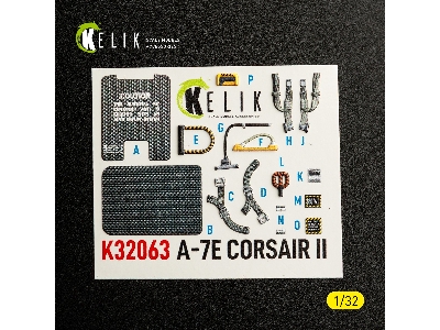 Ltv A-7 E Corsair Ii - Interior 3d-decals (For Trumpeter Kits) - image 9