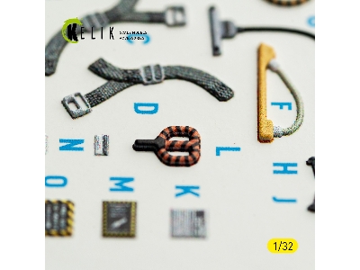 Ltv A-7 E Corsair Ii - Interior 3d-decals (For Trumpeter Kits) - image 10