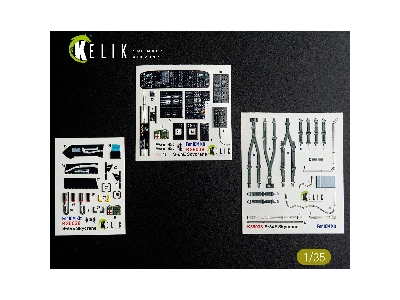 Sikorsky S-64 E Skycrane - Interior 3d-decals (For Icm Kits) - image 1