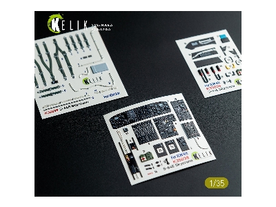 Sikorsky S-64 E Skycrane - Interior 3d-decals (For Icm Kits) - image 11