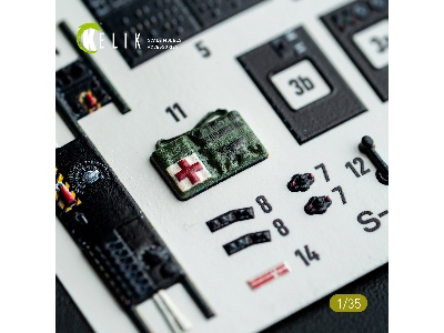 Sikorsky S-64 E Skycrane - Interior 3d-decals (For Icm Kits) - image 17