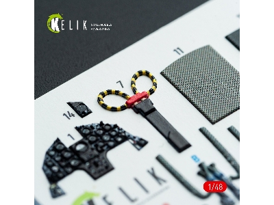 Chance Vought F-8 J Crusader - Interior 3d Decals (For Hasegawa Kits) - image 5