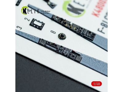 Chance Vought F-8 J Crusader - Interior 3d Decals (For Hasegawa Kits) - image 7