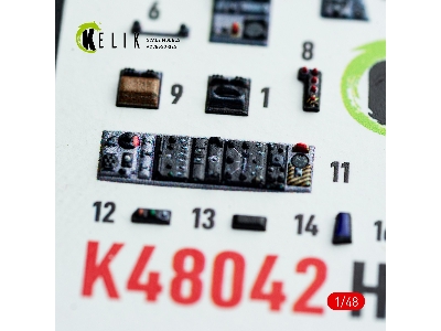 Harrier Gr1 / Gr3 - Interior 3d Decals (For Kinetic Kits) - image 9