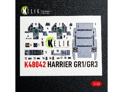 Harrier Gr1 / Gr3 - Interior 3d Decals (For Kinetic Kits) - image 10