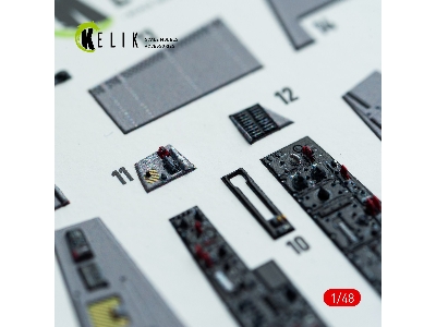 Convair F-106 A Delta Dart- Interior 3d Decals (For Trumpeter Kits) - image 6