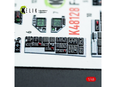 Lockheed Martin F-16 F Block 60 - Interior 3d Decals (For Hasegawa Kits) - image 3