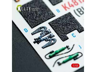 Lockheed Martin F-16 F Block 60 - Interior 3d Decals (For Hasegawa Kits) - image 4