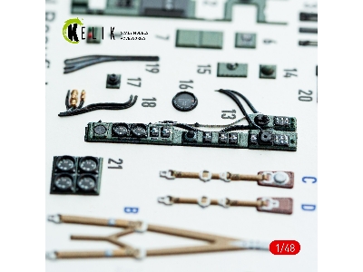 Bristol Beaufighter Mk.Vi - Interior 3d Decals (For Tamiya Kits) - image 4