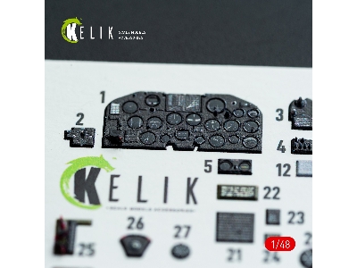 Republic P-47d - 25re / 28ra- Interior 3d Decals (For Miniart Kits) - image 3