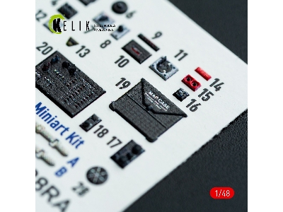 Republic P-47d - 25re / 28ra- Interior 3d Decals (For Miniart Kits) - image 6