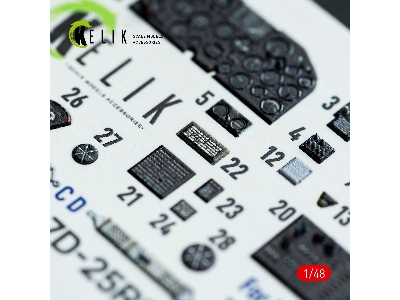 Republic P-47d - 25re / 28ra- Interior 3d Decals (For Miniart Kits) - image 7