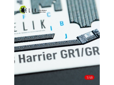 Mcdonnell Duglas Av-8 B Harrier - Interior 3d Decals (For Hasegawa Kits) - image 3