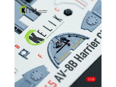 Mcdonnell Duglas Av-8 B Harrier - Interior 3d Decals (For Hasegawa Kits) - image 7