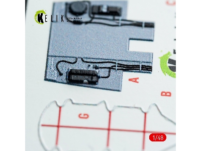 Mcdonnell Duglas Av-8 B Harrier - Interior 3d Decals (For Hasegawa Kits) - image 9