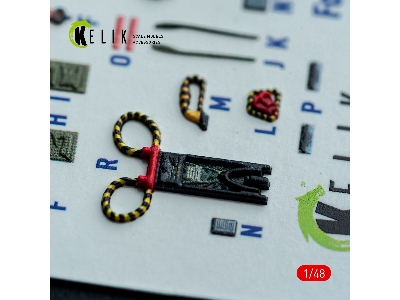 Mcdonnell Douglas Rf-4 E Phantom - Interior 3d-decals (For Hasegawa Kits) - image 4