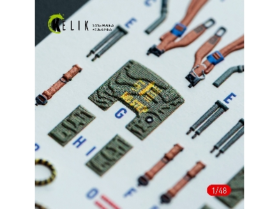 Mcdonnell Douglas Rf-4 E Phantom - Interior 3d-decals (For Hasegawa Kits) - image 5