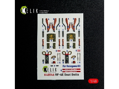Mcdonnell Douglas Rf-4 E Phantom - Interior 3d-decals (For Hasegawa Kits) - image 8