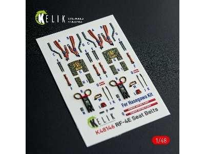 Mcdonnell Douglas Rf-4 E Phantom - Interior 3d-decals (For Hasegawa Kits) - image 9