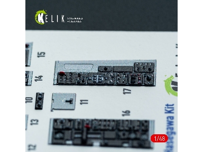 Mcdonnell Douglas Rf-4 E Phantom - Interior 3d-decals (For Hasegawa Kits) - image 13