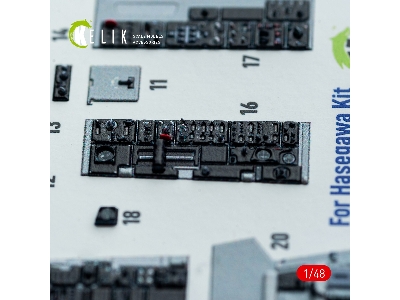 Mcdonnell Douglas Rf-4 E Phantom - Interior 3d-decals (For Hasegawa Kits) - image 14