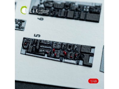Mcdonnell Douglas Rf-4 E Phantom - Interior 3d-decals (For Hasegawa Kits) - image 15