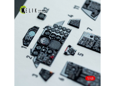 Mcdonnell Douglas F-4 J/S Phantom - Interior 3d-decals (For Hasegawa Kits) - image 4