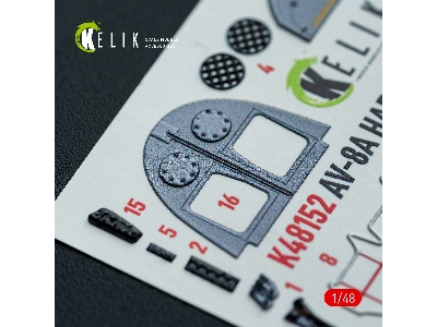 Mcdonnell Douglas Av-8 A Harier (Early) - Interior 3d-decals (For Kinetic Kits) - image 6