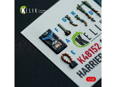 Mcdonnell Douglas Av-8 A Harier (Early) - Interior 3d-decals (For Kinetic Kits) - image 7