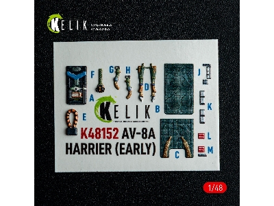 Mcdonnell Douglas Av-8 A Harier (Early) - Interior 3d-decals (For Kinetic Kits) - image 11