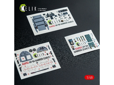 Mcdonnell Douglas Av-8 A Harier (Early) - Interior 3d-decals (For Kinetic Kits) - image 12