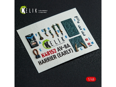 Mcdonnell Douglas Av-8 A Harier (Early) - Interior 3d-decals (For Kinetic Kits) - image 14