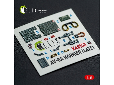 Mcdonnell Douglas Av-8 A Harier (Late) - Interior 3d-decals (For Kinetic Kits) - image 5